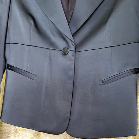 BCBG teal blazer size 4 - Picture 2 of 9